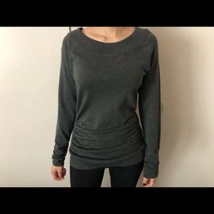 Dark Gray Long Sleeve Top